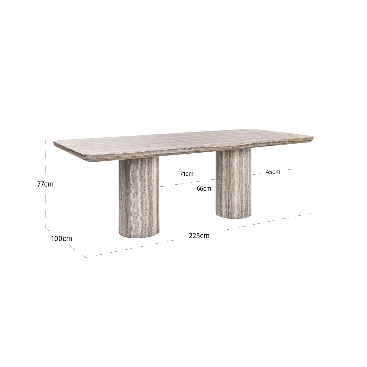 Richmond Interiors Ducle Dining Table - 225cm