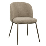 Richmond Interiors Elvi Dining Chair – Mocca – Set of 2