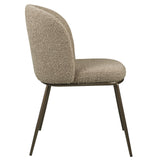 Richmond Interiors Elvi Dining Chair – Mocca – Set of 2
