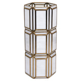 Richmond Interiors Emilia Hurricane Light – Antique Brass – Large