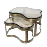 Richmond Interiors Fairfield Coffee Table - Set of 2 - Antique Brass