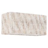 Richmond Interiors Filou Rectangular Lampshade – Cream Coco – Large