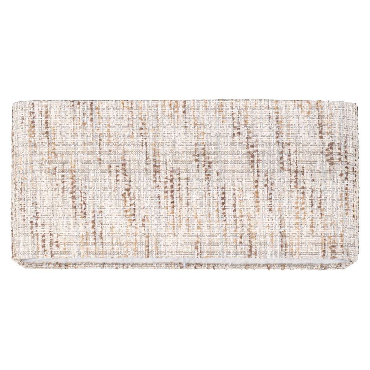 Richmond Interiors Filou Rectangular Lampshade – Cream Coco – Large