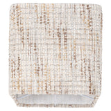 Richmond Interiors Filou Rectangular Lampshade – Cream Coco – Large