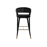 Richmond Interiors Gia Bar Stool in Anthracite Velvet – Excess Stock
