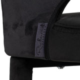 Richmond Interiors Gia Bar Stool in Anthracite Velvet – Excess Stock