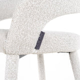 Richmond Interiors Gia Bar Stool in White Boucle – Excess Stock