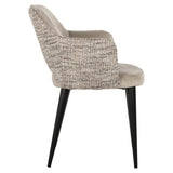 Richmond Interiors Giovanna Armchair in Trendy Nature and Quartz Khaki