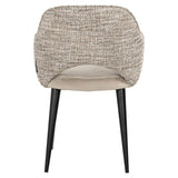 Richmond Interiors Giovanna Armchair in Trendy Nature and Quartz Khaki