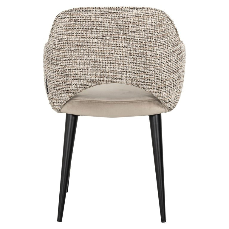 Richmond Interiors Giovanna Armchair in Trendy Nature and Quartz Khaki – Excess Stock