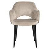 Richmond Interiors Giovanna Armchair in Trendy Nature and Quartz Khaki