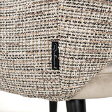 Richmond Interiors Giovanna Armchair in Trendy Nature and Quartz Khaki