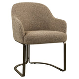 Richmond Interiors Hadley Chair - Brown Tweed