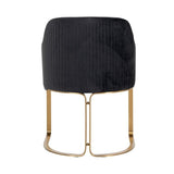 Richmond Interiors Hadley Chair in Anthracite Velvet
