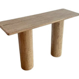 Richmond Interiors Hampton Console Table – Travertine