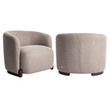 Richmond Interiors Hannah Lounge Chair – Mocca Chunky