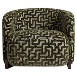 Richmond Interiors Hannah Lounge Chair – Moss Labyrinth