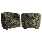 Richmond Interiors Hannah Lounge Chair – Moss Labyrinth