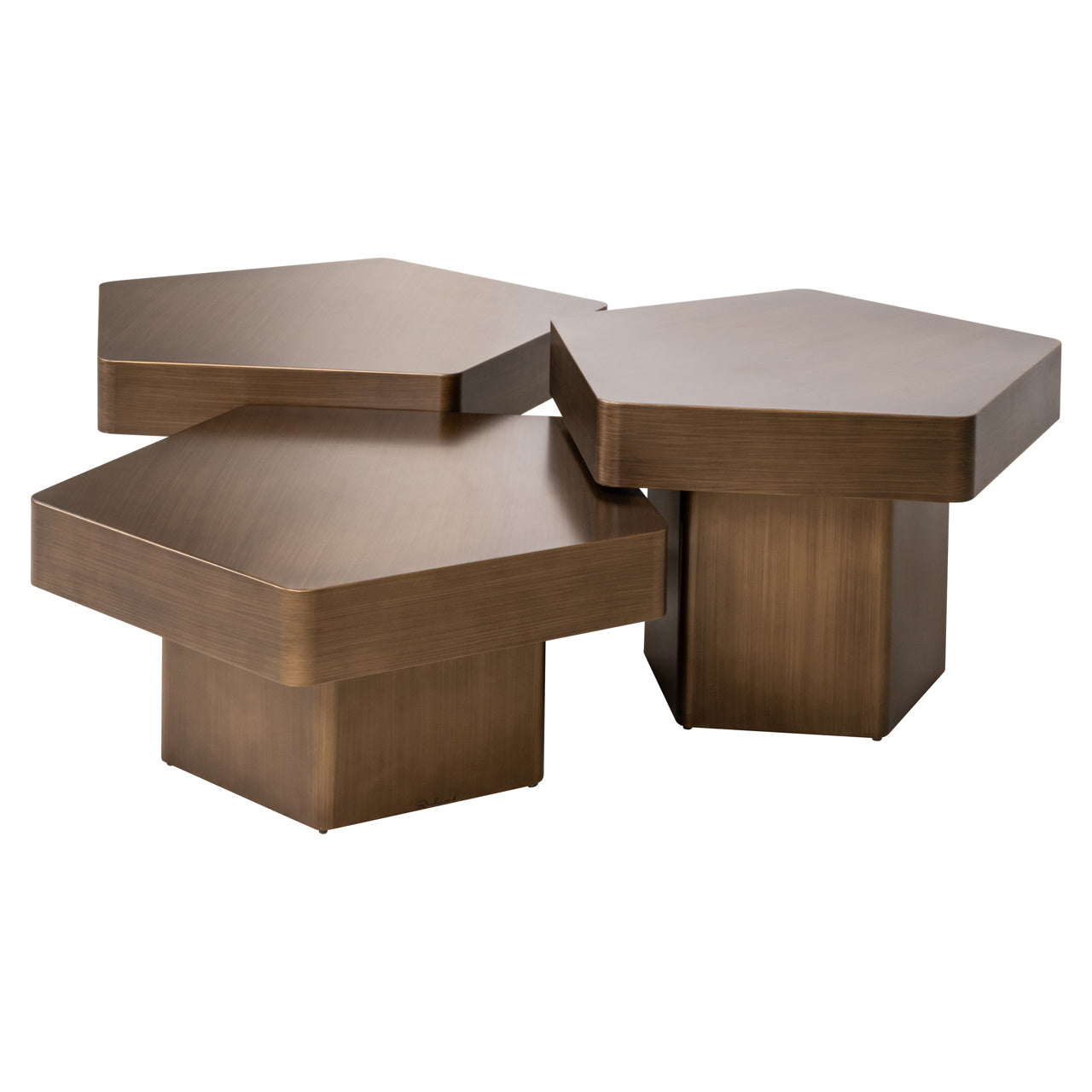 Richmond Interiors Hexa Coffee Table – Set of 3