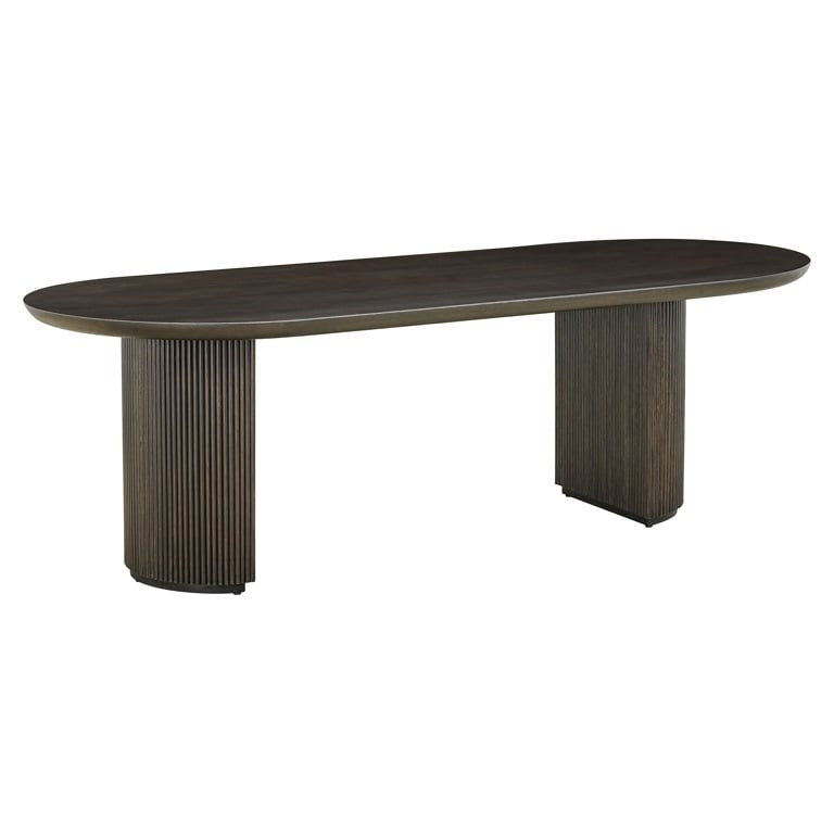 Richmond Interiors Kingston Dining Table – 240cm – Brown