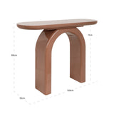 Richmond Interiors Kourtney Console Table – Mocha Mousse