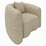 Richmond Interiors Luxandra Lounge Chair – Sand Tweed