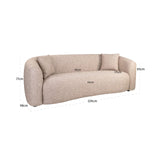 Richmond Interiors Luxandra Sofa – Sand Tweed