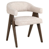 Richmond Interiors Mori Dining Chair – Cream Tweed
