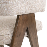 Richmond Interiors Mori Dining Chair – Cream Tweed