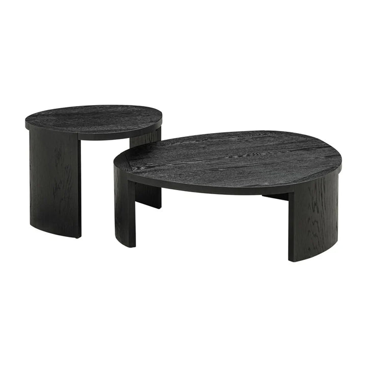 Richmond Interiors Navarino Coffee Table – Dark Coffee – Set of 2