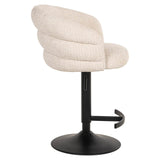 Richmond Interiors Nikki Swivel Stool – Niagara Beige