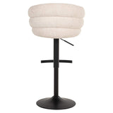 Richmond Interiors Nikki Swivel Stool – Niagara Beige