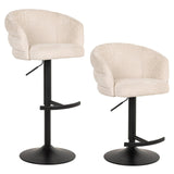 Richmond Interiors Nikki Swivel Stool – Niagara Beige