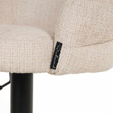 Richmond Interiors Nikki Swivel Stool – Niagara Beige