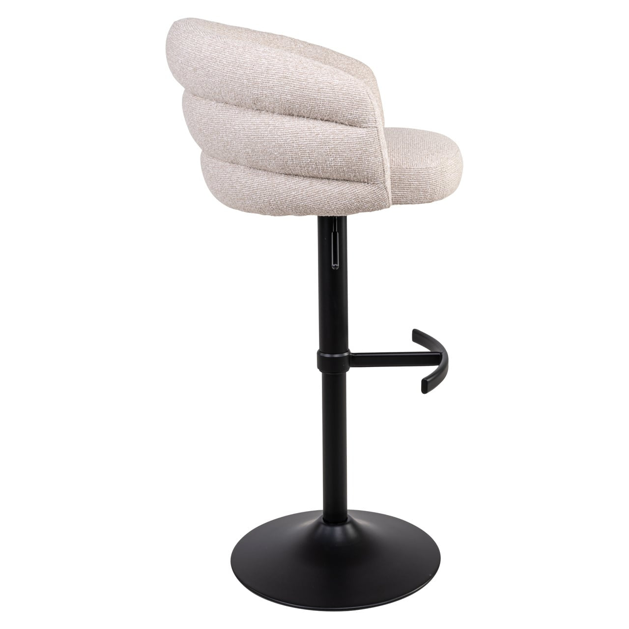 Richmond Interiors Nikki Swivel Bar Stool – Biscotti Chenille ...