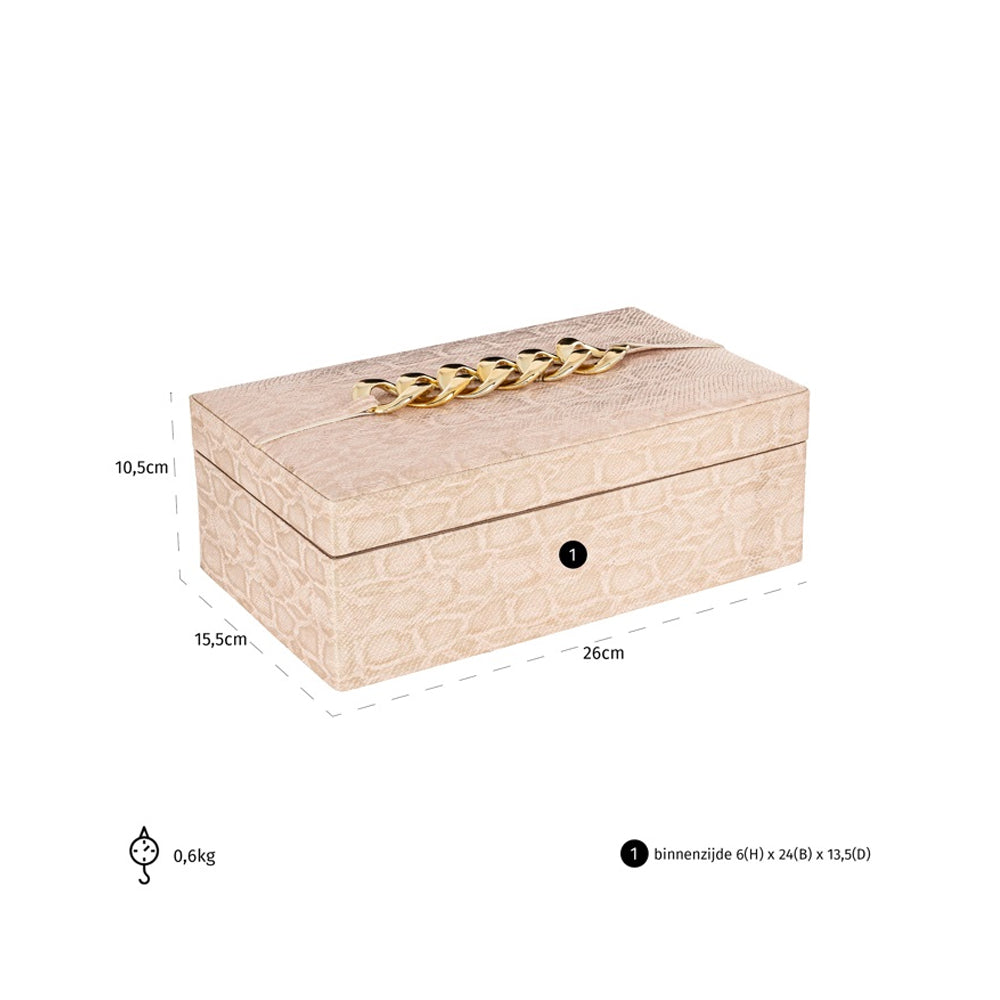 Richmond Interiors Noell Storage Box – Pink