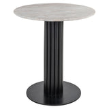 Richmond Interiors Nyon Bistro Table – Beige – 75cm