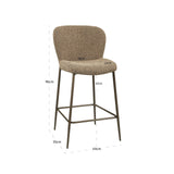 Richmond Interiors Odarby Counter Stool – Brown Tweed