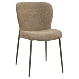 Richmond Interiors Odarby Dining Chair – Brown Tweed – Set of 2