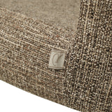 Richmond Interiors Odarby Dining Chair – Brown Tweed – Set of 2