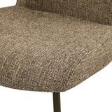 Richmond Interiors Odarby Dining Chair – Brown Tweed – Set of 2