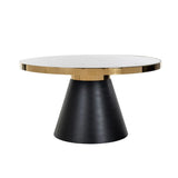 Richmond Interiors Odin Dining Table with Faux Marble