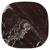 Richmond Interiors Orchid Marble Coffee Table – Burgundy