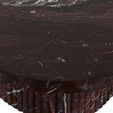 Richmond Interiors Orchid Marble Coffee Table – Burgundy