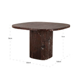 Richmond Interiors Orchid Marble Dining Table