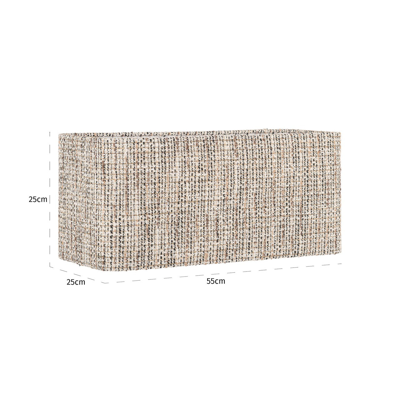 Richmond Interiors Philou Rectangular Lampshade – Trendy Nature – Large
