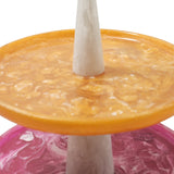 Richmond Interiors Posy Cake Plate – Pink/Orange