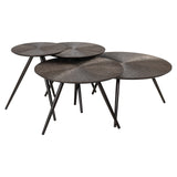 Richmond Interiors Quadra Brunzae Coffee Table – Set of 4