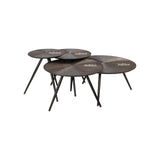 Richmond Interiors Quadra Brunzae Coffee Table – Set of 4