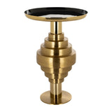 Richmond Interiors Renao Side Table – Black and Gold